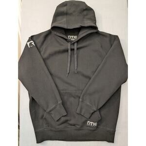 RTIC Outdoors Hoodie Mens L Black Pullover Sweatshirt Heavyweight Logo Pockets